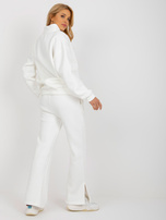 Hurt Ecru trzyczęściowy komplet dresowy z bluzą z topem 