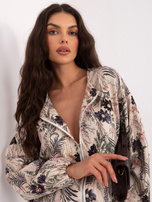 Czarna damska kurtka typu balloon 