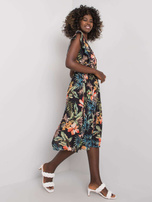 Czarna sukienka plisowana Garrina