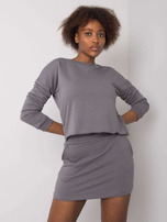 Ciemnoszary komplet Daniela RUE PARIS