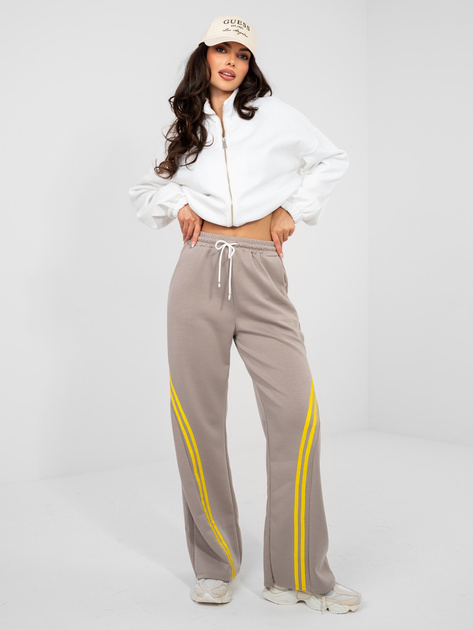 Fango dresowe spodnie z prostą nogawką RUE PARIS
