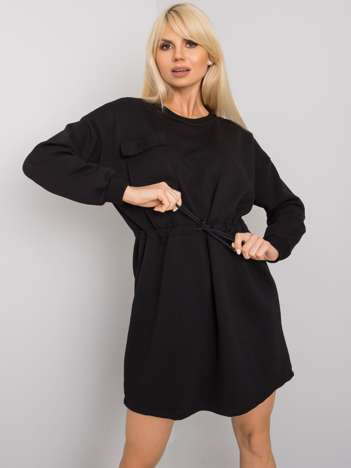 Czarna sukienka oversize Kelbi RUE PARIS