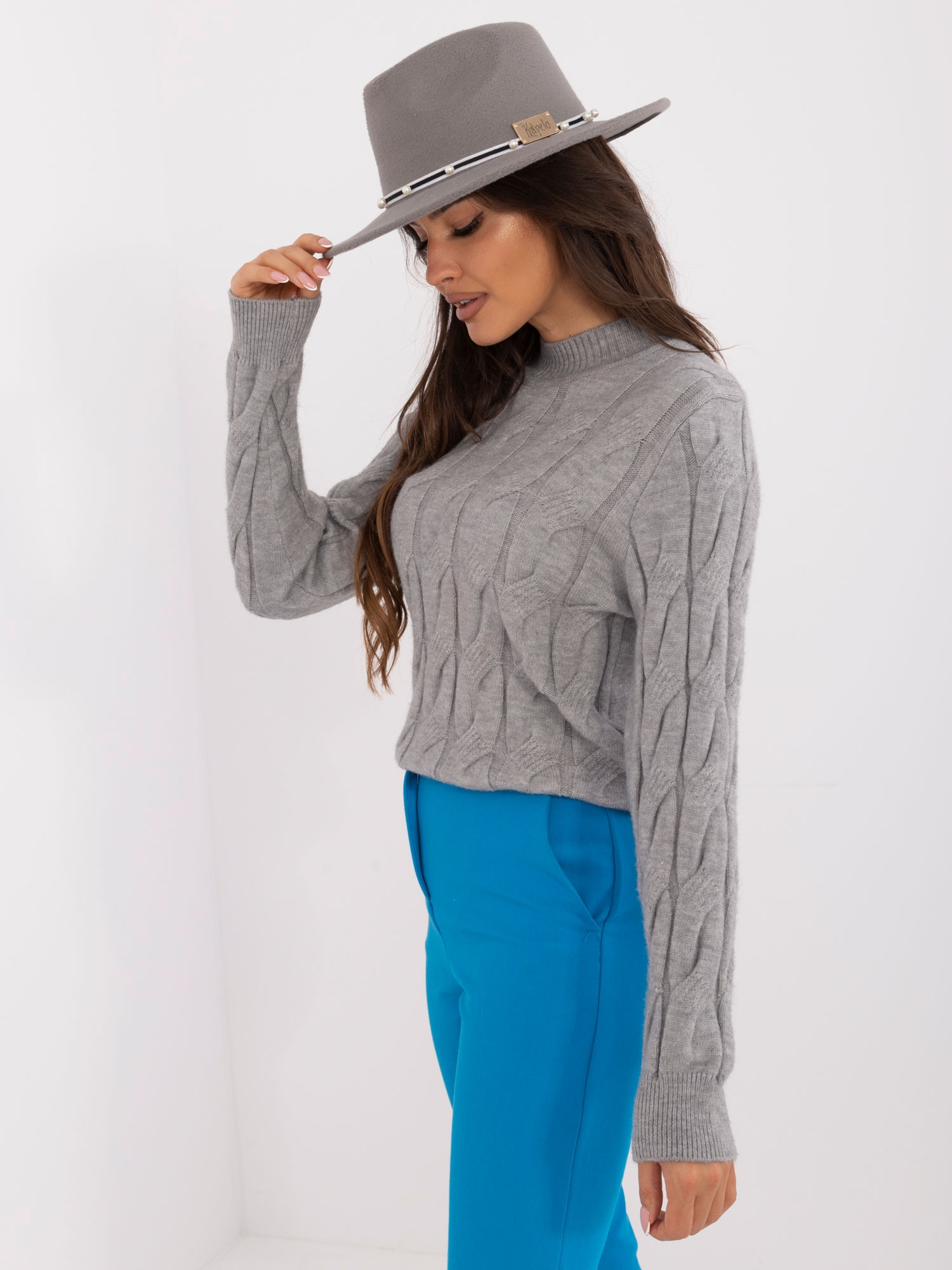 Sweter szary