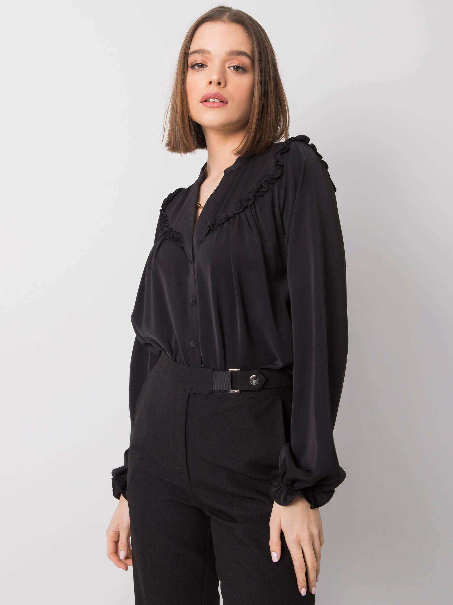 Oceane OCH BELLA black formal blouse