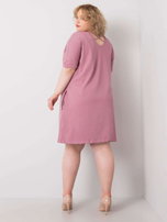 Schmutzigrosa Plus-Size Kleid Bellamy.