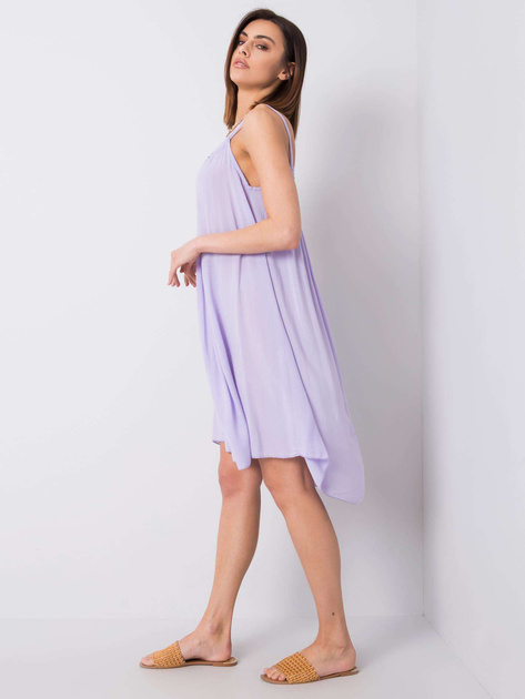 Liliowa sukienka na ramiączkach Polinne OCH BELLA