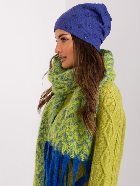 Hurt Ciemnoniebieska damska czapka z aplikacjami