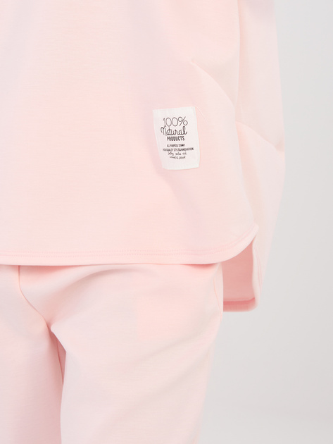 Jasnoróżowy dwuczęściowy komplet damski RUE PARIS