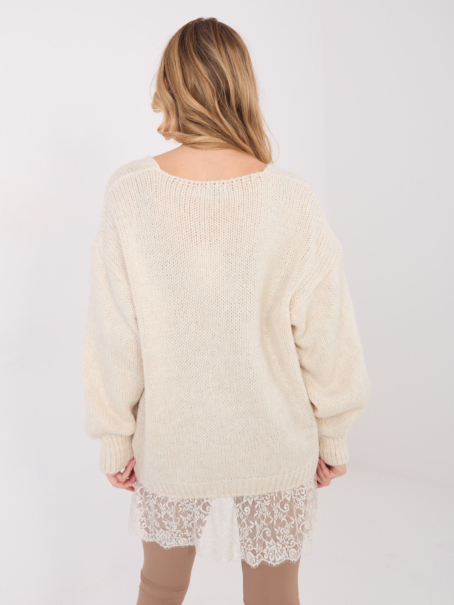 Sweter jasny beżowy