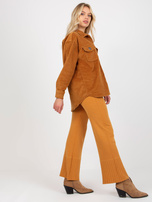 Hurt Jasnobrązowa sztruksowa koszula wierzchnia STITCH & SOUL