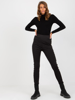 Hurt Czarne damskie legginsy na co dzień high waist 