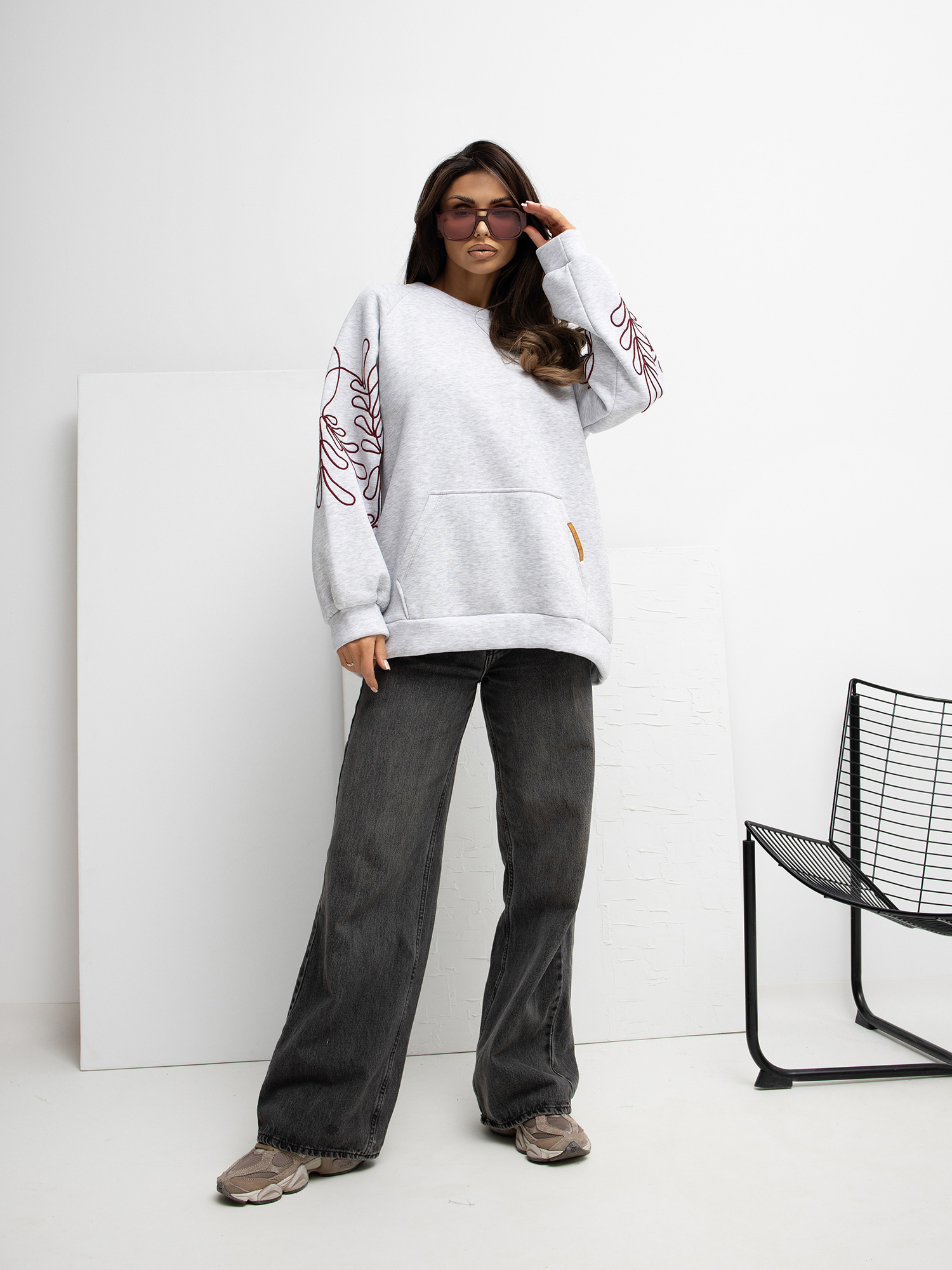 Bluza jasny szary