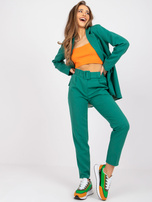 Zielone spodnie wizytowe damskie Giulia