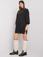 Czarna damska sukienka bawełniana Maretta RUE PARIS