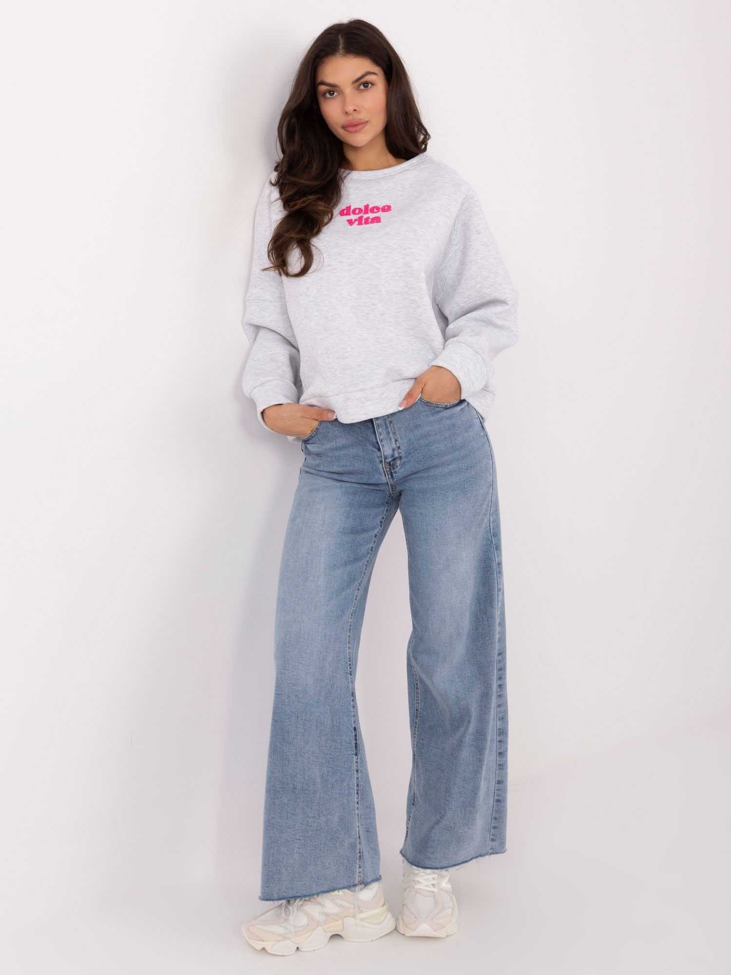 Bluza jasny szary