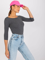 Ciemnoszara bluzka Mona