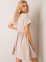 Beżowa sukienka Dita RUE PARIS