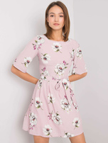 Jasnofioletowa sukienka w kwiaty Azariah