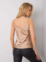 Camelowy top Adelina OCH BELLA