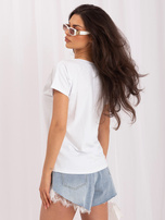 Biały t-shirt Emory