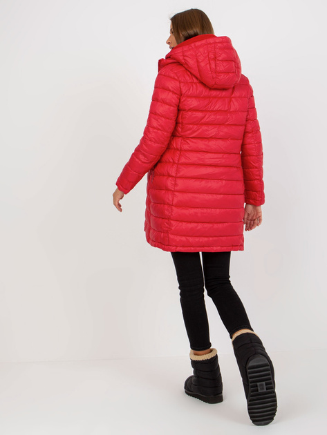 Hurt Czerwona dwustronna kurtka przejściowa z kapturem