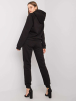 Czarny komplet z bawełny Huguette