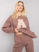 Brązowy komplet dwuczęściowy Rogers