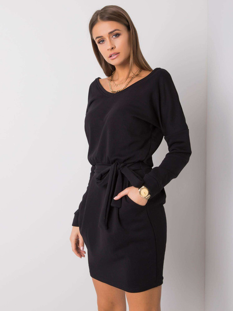 Czarna sukienka Kloe RUE PARIS