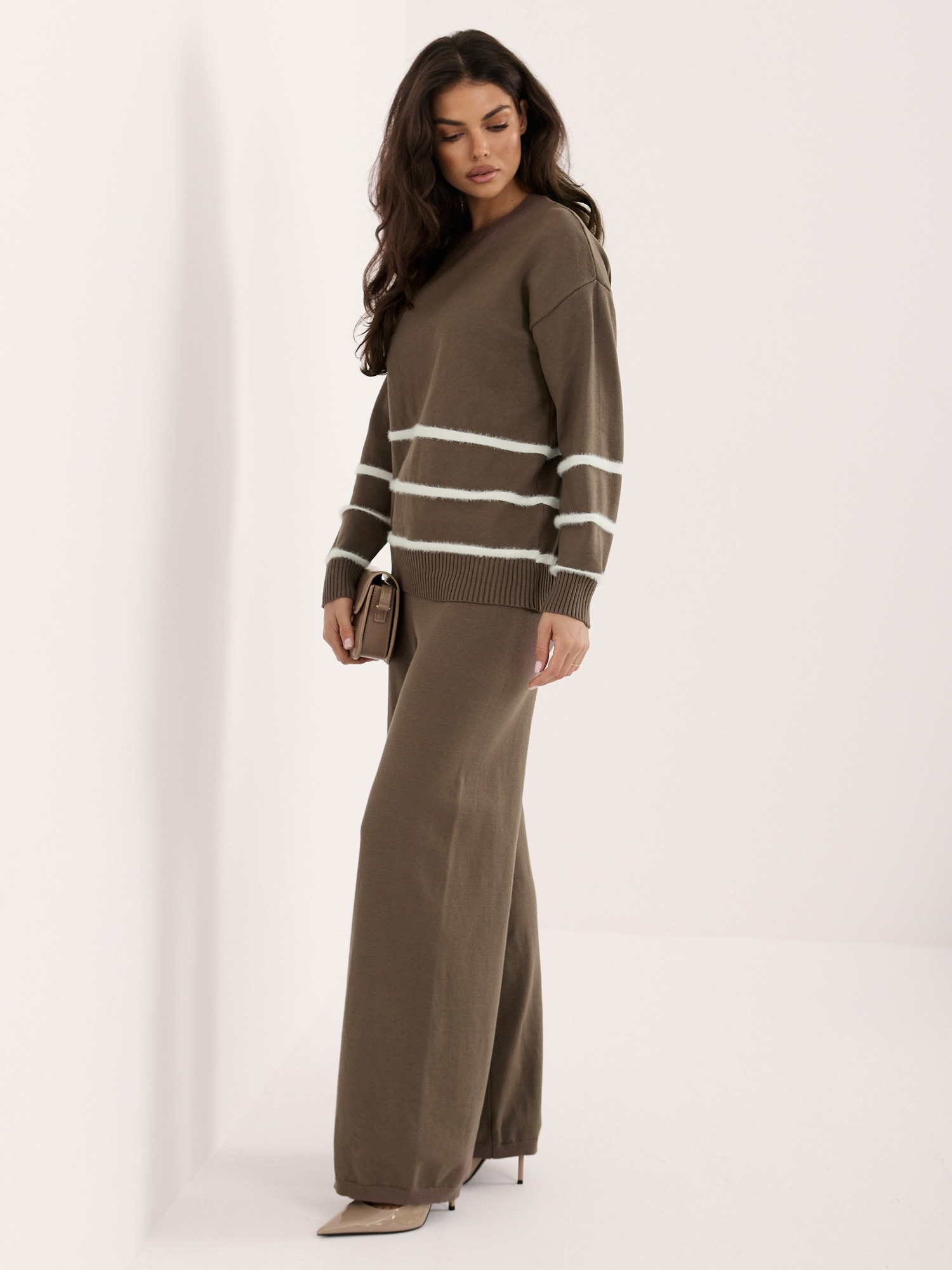 Fango knitted set with an oversized sweater.