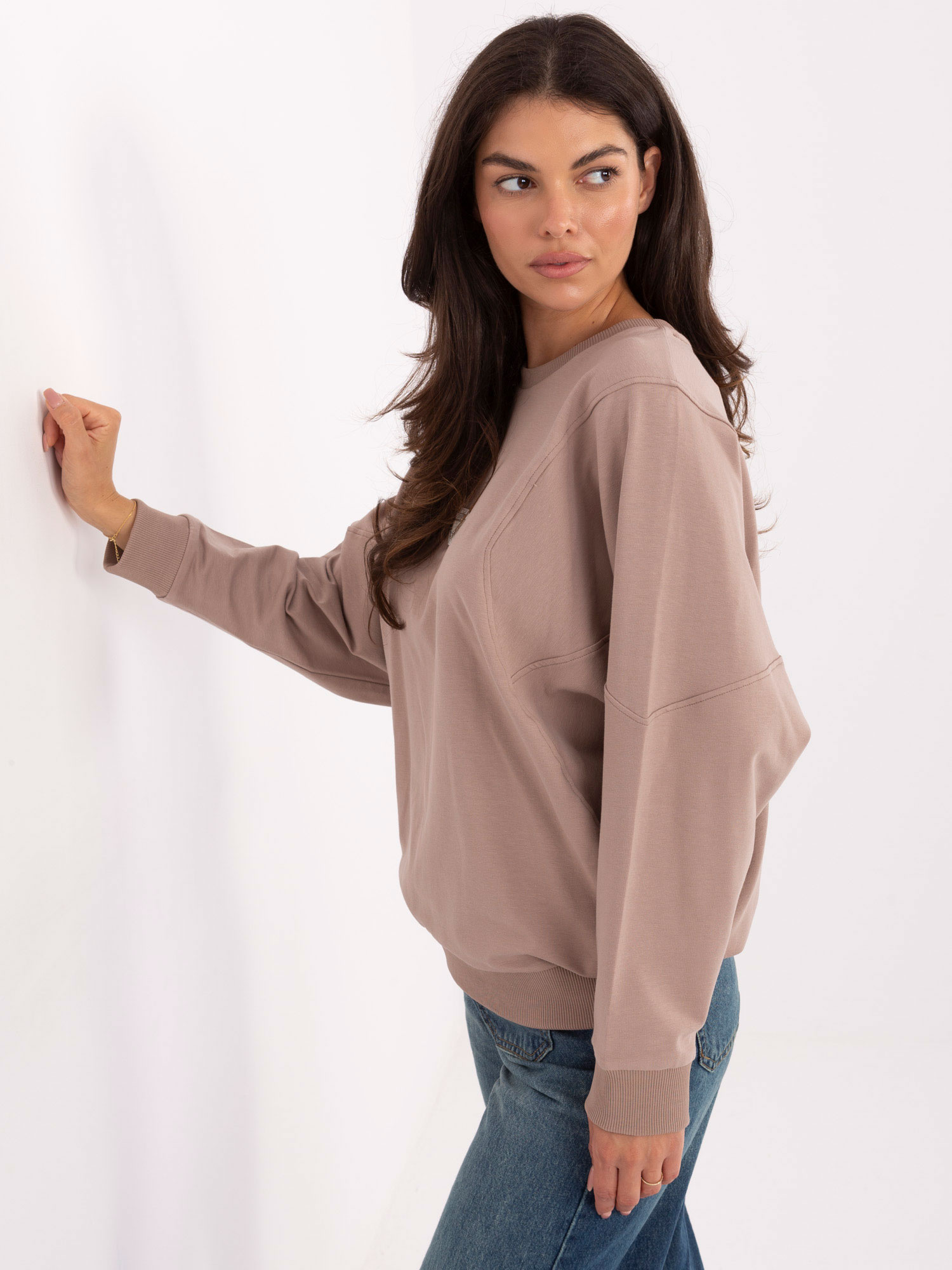 Bluza ciemny bezowy