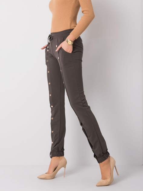 Ciemne khaki spodnie Limma