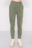 Khaki spodnie dresowe rurki BSL