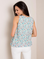 Miętowy top Diva SUBLEVEL