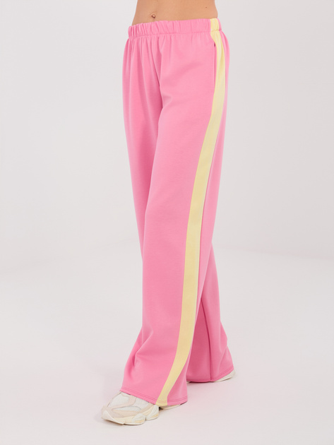 Różowy komplet z kontrastową kokardą RUE PARIS