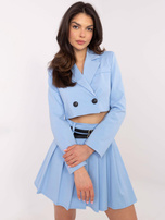 Hurt Jasnoniebieska dopasowana marynarka z zapięciem