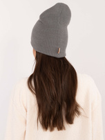 Hurt Ciemnoszara damska czapka zimowa RUE PARIS