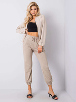 Beige Hosen Agueda RUE PARIS.