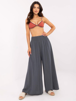 Hurt Grafitowe materiałowe spodnie szwedy OCH BELLA