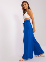 Hurt Kobaltowe zwiewne spodnie szwedy OCH BELLA