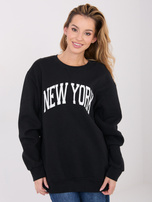 Czarna damska bluza z napisem New York