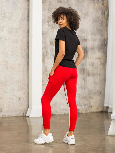 FOR FITNESS Czarny t-shirt Layla