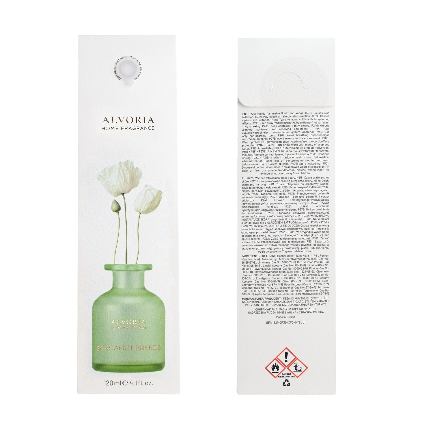 Bergamotov Zrak - Domači Dišava Alvoria 120 Ml
