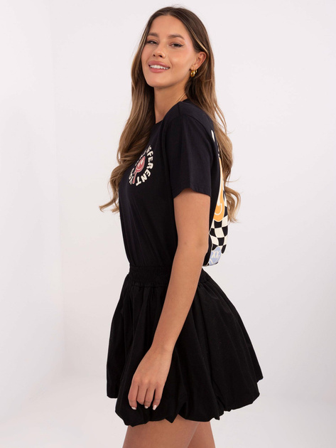 Hurt Grafitowy damski t-shirt z napisami SUBLEVEL