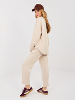 Fango damski komplet z miękkiego materiału RUE PARIS 