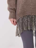 Fango elegancki sweter z domieszką moheru