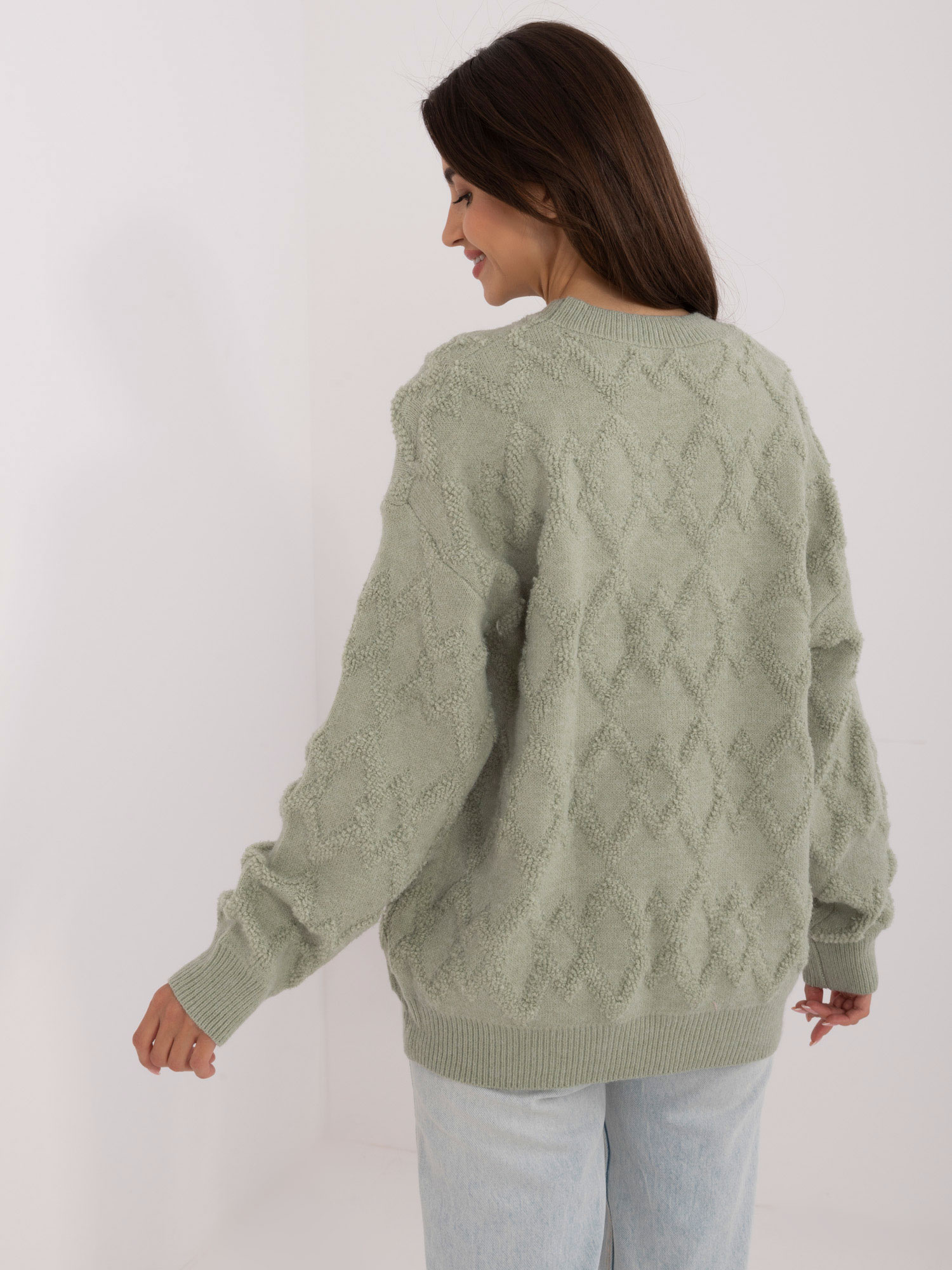 Sweter pistacjowy