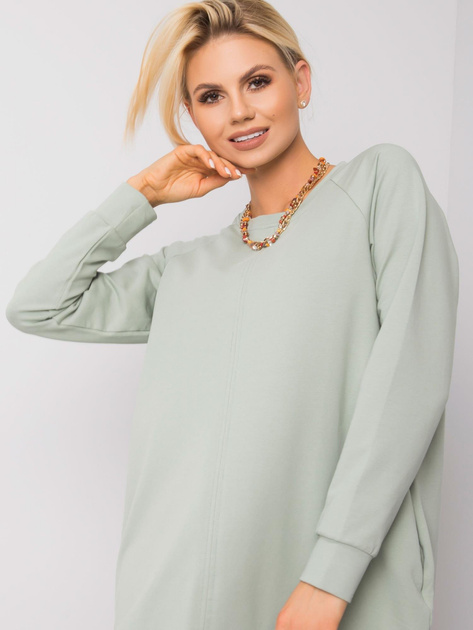 Pistacjowa sukienka Cristine