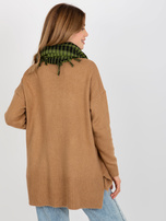 Hurtownia Czarno-jasnozielona chusta arafatka w kratę 