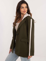 Hurtownia Khaki sportowa marynarka z kapturem 