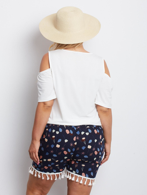 Granatowe szorty PLUS SIZE Ownership